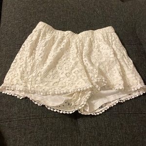Lace shorts